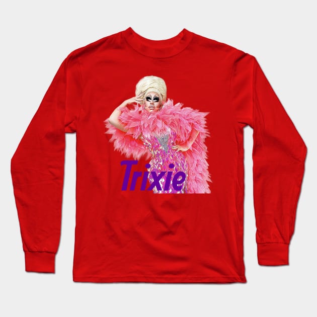 The Trixie Fan Art Illustrations Long Sleeve T-Shirt by Hat_ers